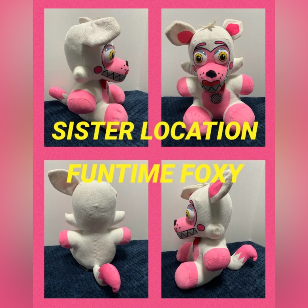 Sister Location Funtime Foxy 12” Plush 2018 Funko FNAF Five Nights At Freddy's